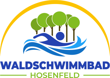 Sie sehen das Logo des Waldschwimmbades Hosenfeld.