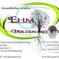 Hier sehen Sie das Logo der Firma Ehm Garten- und Landschaftsgestaltung in Blankenau.