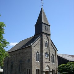 Sie sehen die Kirche St. Rochus im Ortsteil Jossa.